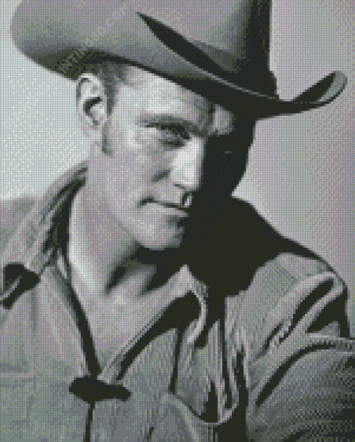 Handsome Actor Chuck Connors Diamond Paintings