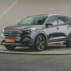 Hyundai Tucson Car Diamond Paintings