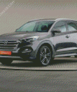 Hyundai Tucson Car Diamond Paintings