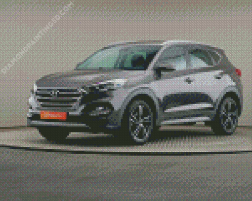 Hyundai Tucson Car Diamond Paintings