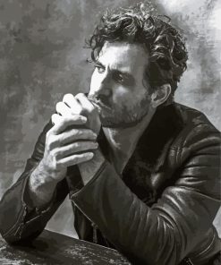 Monochrome Actor Edgar Ramirez Diamond Paintings