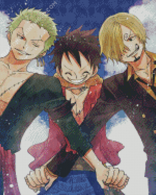 Monster Trio Characters Art Diamond Paintings