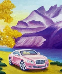 Pink Bentley Diamond Paintings