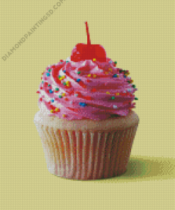 Pinky Cupcakes Diamond Paintings