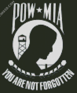 Pow Mia Diamond Paintings