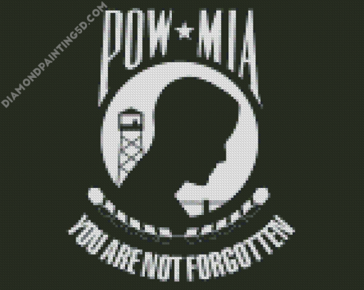 Pow Mia Diamond Paintings