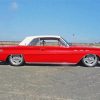 Red Classic 62 Buick Diamond Paintings