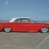 Red Classic 62 Buick Diamond Paintings