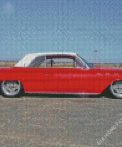 Red Classic 62 Buick Diamond Paintings