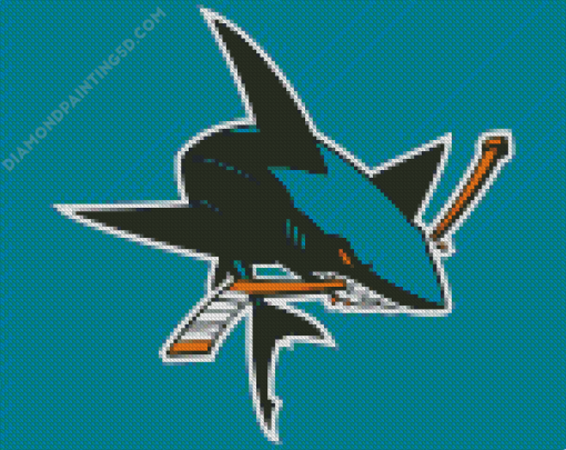 San Jose Sharks Symbol Diamond Paintings