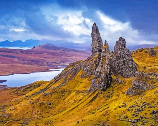 The Old Man Of Storr Scotland Diamond Paintings