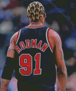 The Basketball Player Dennis Rodman Diamond Paintings