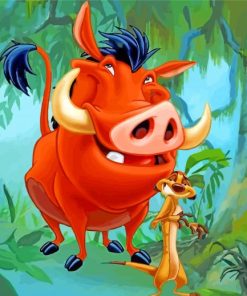 Timon And Pumbaa Diamond Paintings