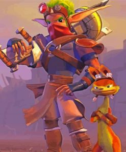 Video Game Daxter Diamond Paintings