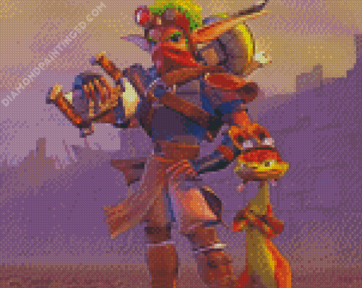 Video Game Daxter Diamond Paintings