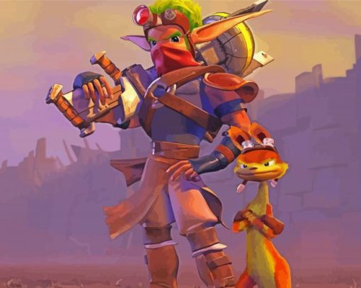 Video Game Daxter Diamond Paintings