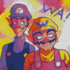 Wario And Waluigi Diamond Paintings