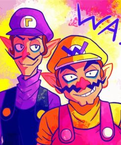 Wario And Waluigi Diamond Paintings