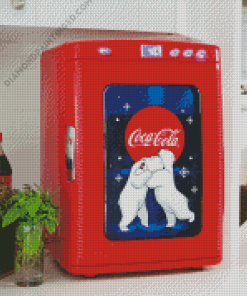 White Bears Coke Refrigerator Diamond Paintings