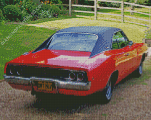 1968 Dodge Charger Diamond Paintings