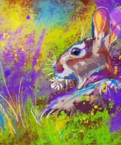 Aesthetic Abstract Hare Art Diamond Paintings