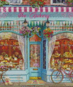 Aesthetic Bakery Shop Diamond Paintings