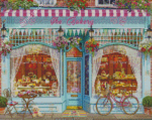 Aesthetic Bakery Shop Diamond Paintings