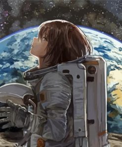 Aesthetic Astronaut Girl Art Diamond Paintings