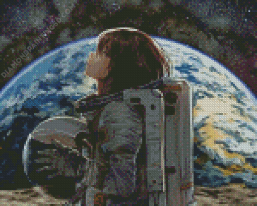 Aesthetic Astronaut Girl Art Diamond Paintings