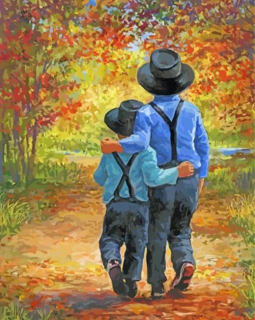 Amish Brothers Art Diamond Paintings