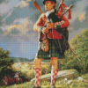 Bagpiper Man Diamond Paintings