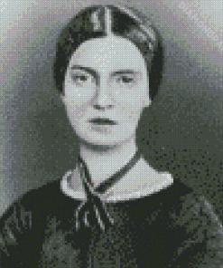 Black And White Emily Dickinson Diamond Paintings