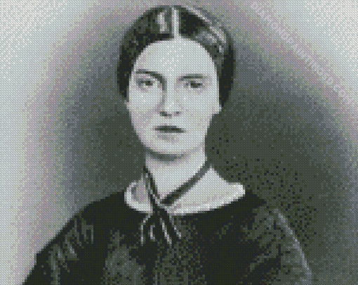 Black And White Emily Dickinson Diamond Paintings