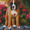 Boxer Puppy Diamond Paintings