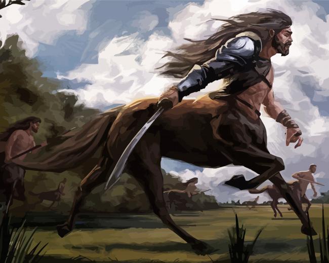 Centaur Warrior Diamond Paintings