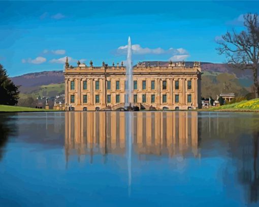 Chatsworth House England Diamond Paintings