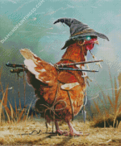 Chicken Witch Diamond Paintings