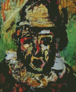 Clown Tragique By Georges Rouault Diamond Paintings