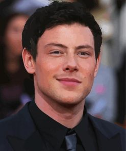 Cory Monteith In Black Suit Diamond Paintings