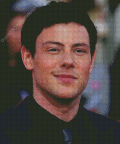 Cory Monteith In Black Suit Diamond Paintings