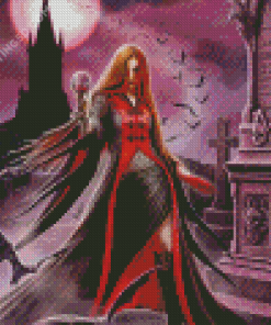 Female Vampire Arts Diamond Paintings