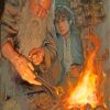 Gandalf And Frodo Art Diamond Paintings