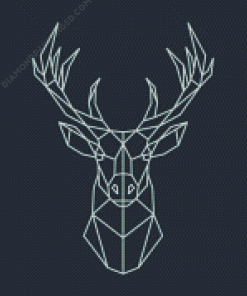 Geometric Stag Diamond Paintings