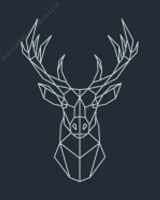 Geometric Stag Diamond Paintings