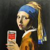 Girl With The Pearl Earring Take Selfie Diamond Paintings