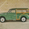 Green Morris Minor Traveller Diamond Paintings