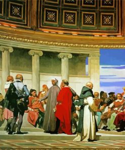 Hemicycle 3 By Paul Delaroche Diamond Paintings