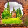 Italy Cori Gardens Of Ninfa Diamond Paintings