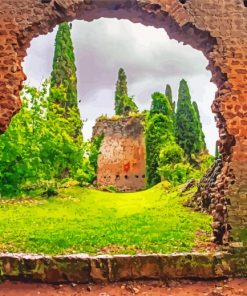 Italy Cori Gardens Of Ninfa Diamond Paintings