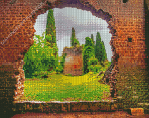 Italy Cori Gardens Of Ninfa Diamond Paintings